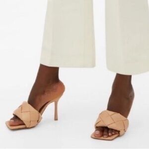 Bottega Veneta Lido sandal heels